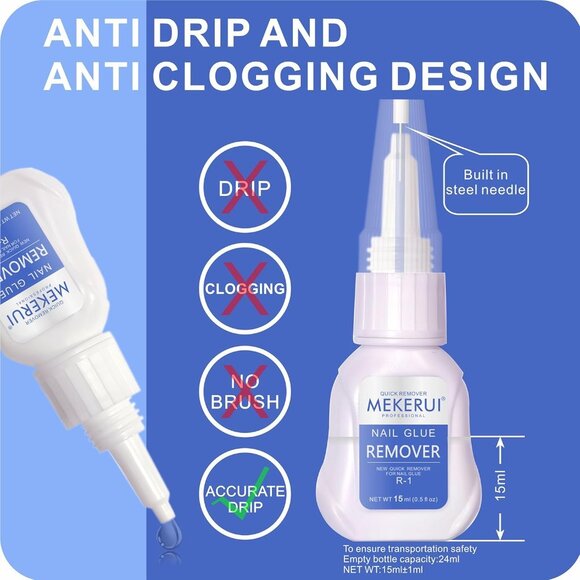 Nail Glue Gel and Glue Remover‎ Set - Picture 8 of 9